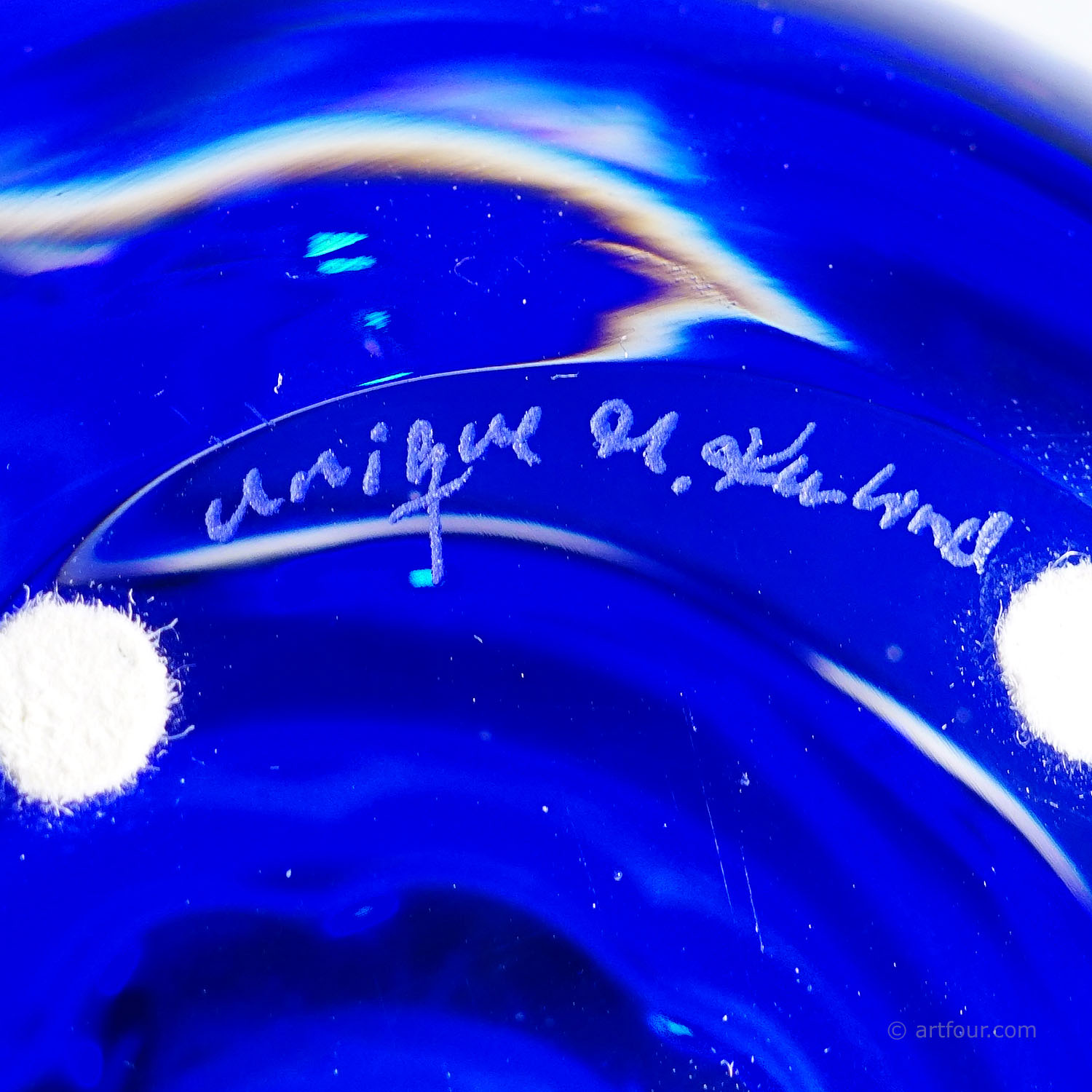 Unique Ariel Vase by Mikael Kenlind for Vase Vitreum, Sweden