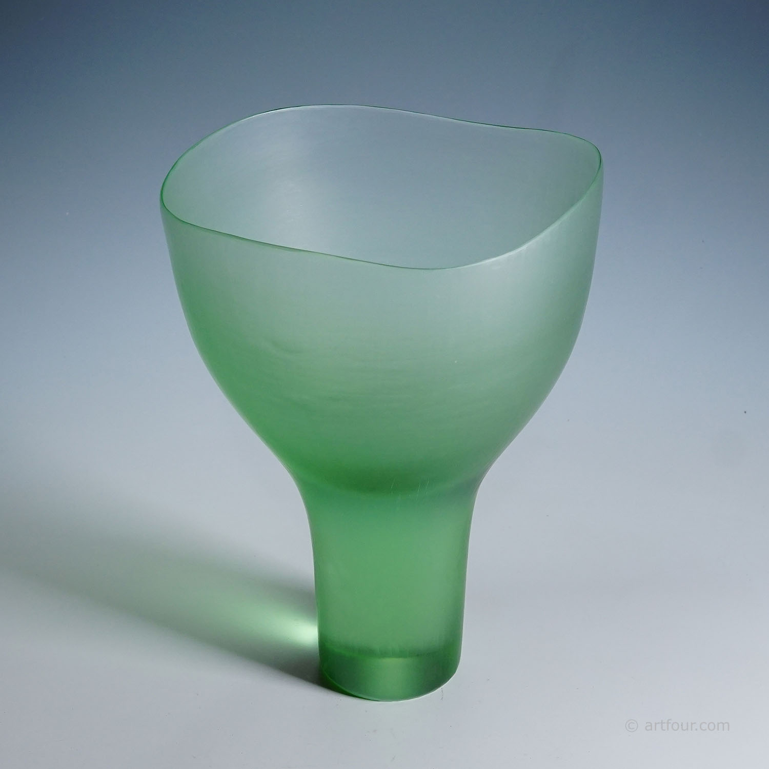 Venini Art Glass Vase 'Batutto' by Tobia Scarpa, Murano 1960