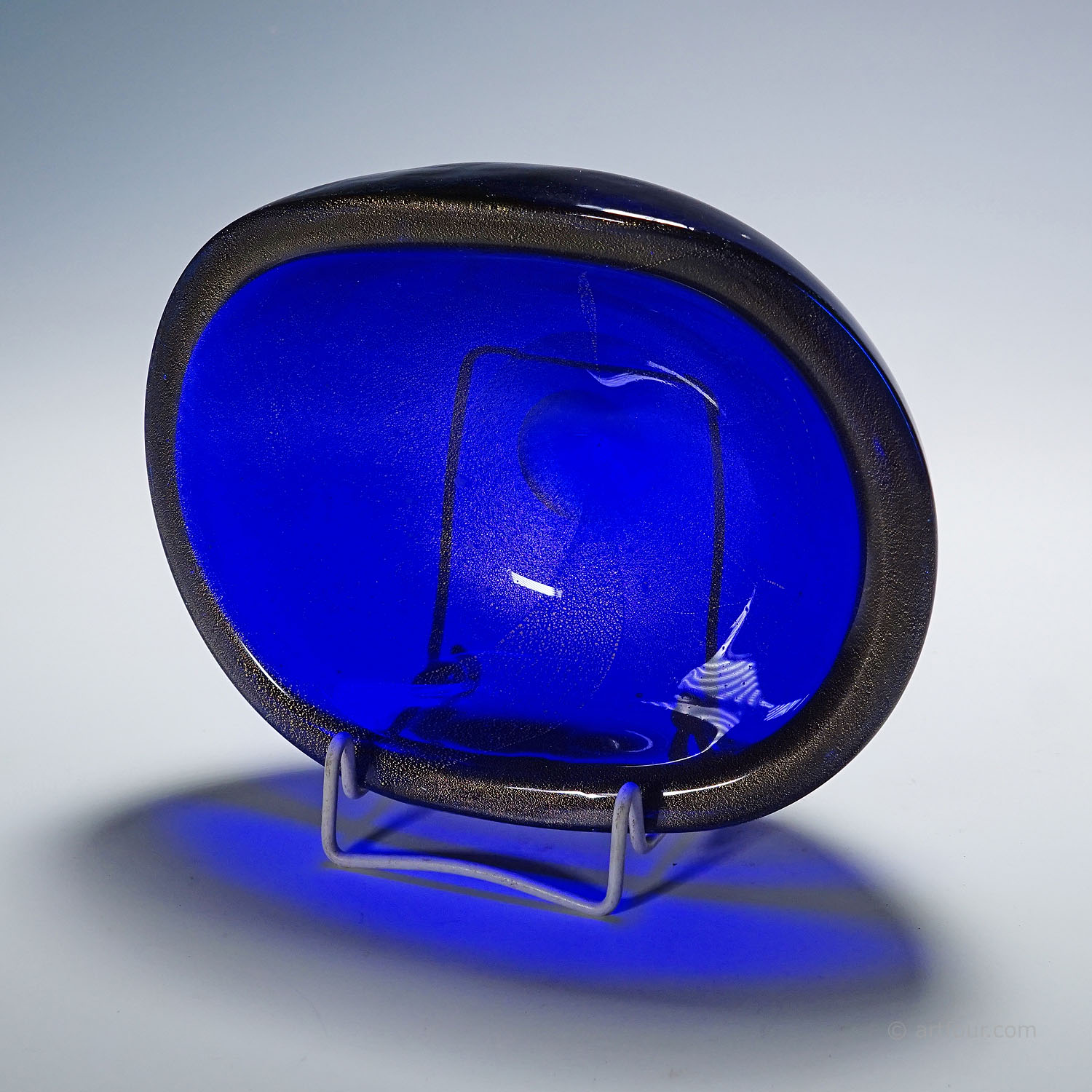 Vintage Art Glass Bowl by Seguso Murano 1950s