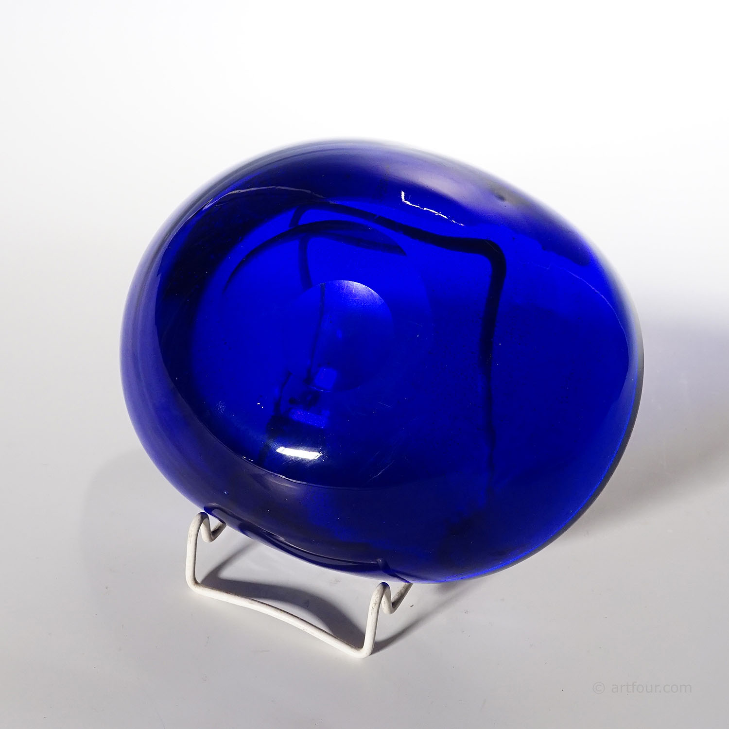 Vintage Art Glass Bowl by Seguso Murano 1950s