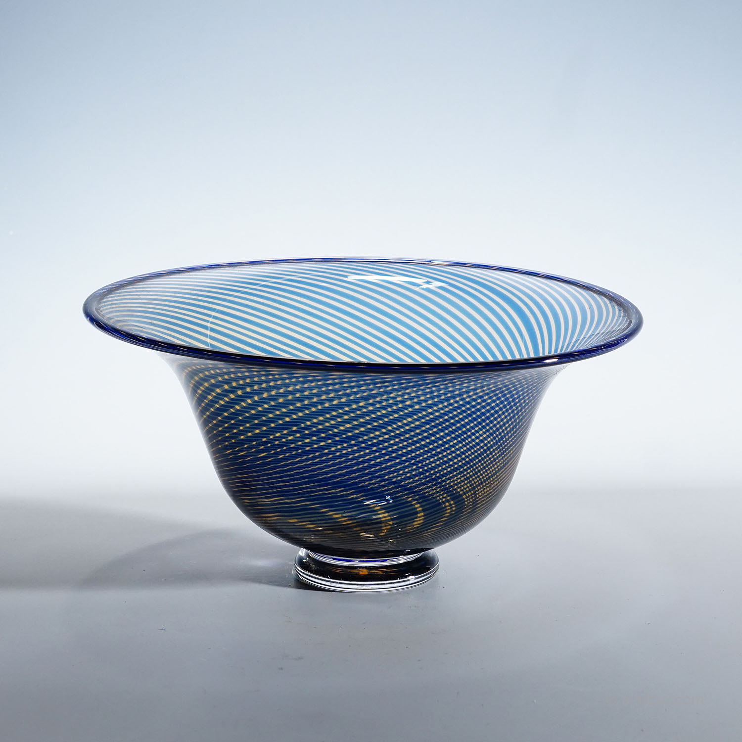 Vintage Slip Graal Bowl by Edward Hald for Orrefors, Sweden