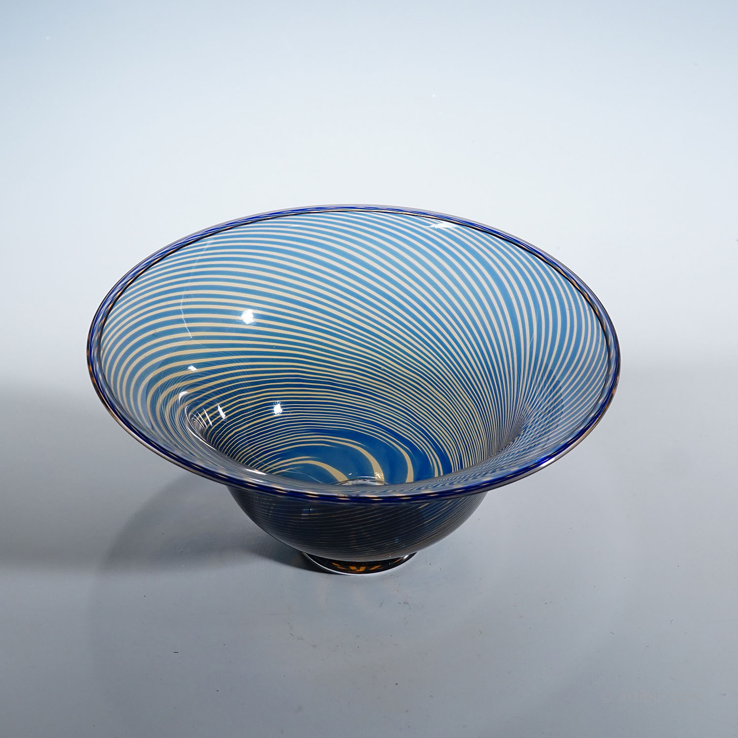 Vintage Slip Graal Bowl by Edward Hald for Orrefors, Sweden