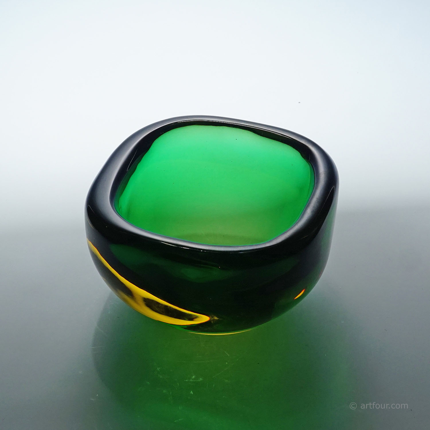 Vintage Art Glass Bowl by Seguso Murano 1960s