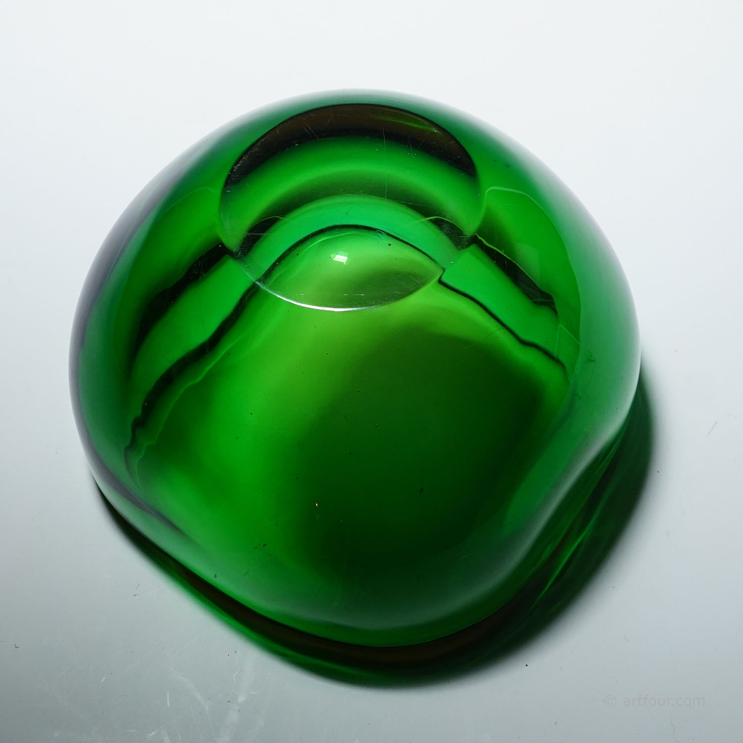 Vintage Art Glass Bowl by Seguso Murano 1960s