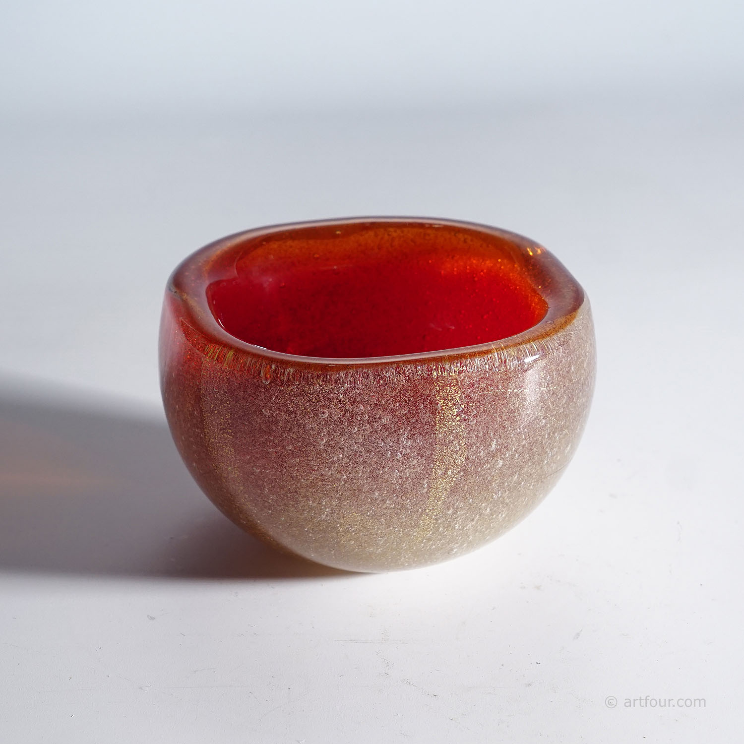 Vetro Sommerso Bowl by Carlo Scarpa for Venini Murano ca. 1930s