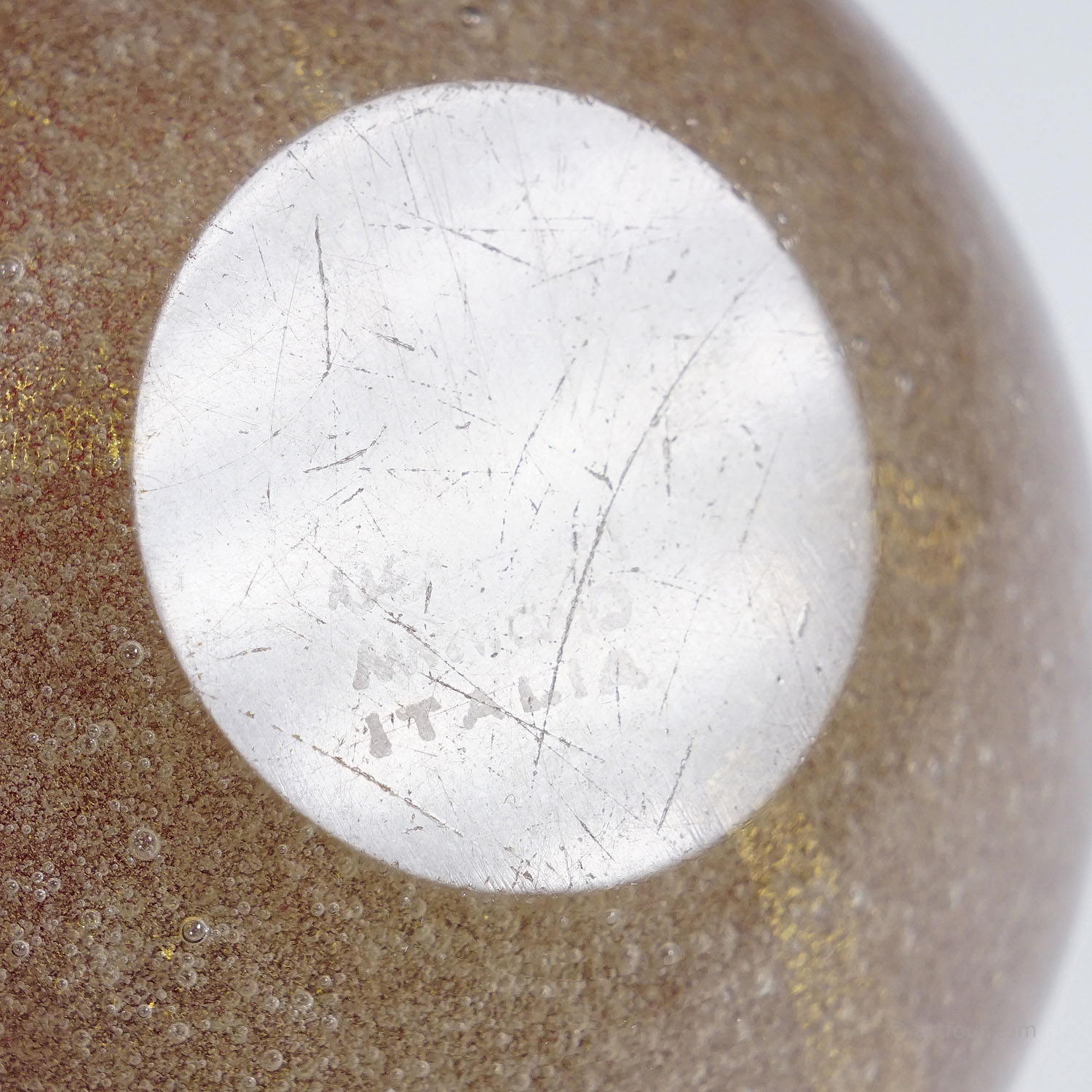 Vetro Sommerso Bowl by Carlo Scarpa for Venini Murano ca. 1930s