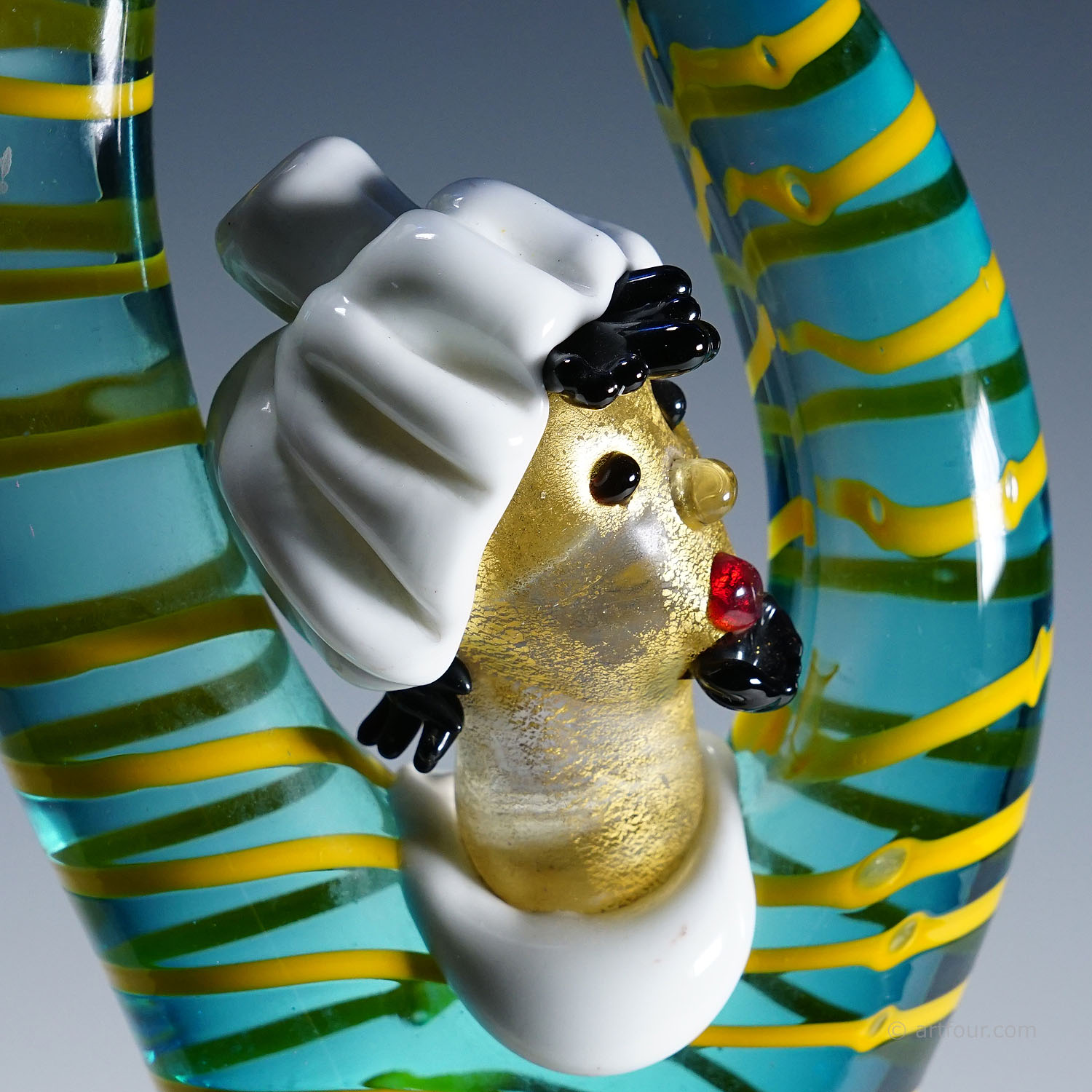 Vintage Murano Glass Sculptures by Anzolo Fuga for A.Ve.M.1950s