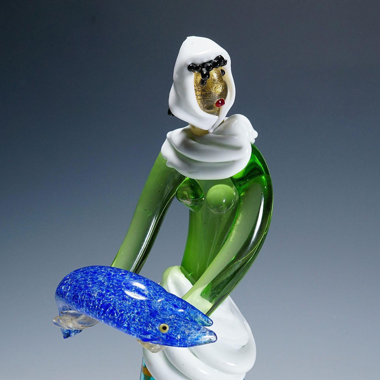 Vintage Murano Glass Sculptures by Anzolo Fuga for A.Ve.M.1950s