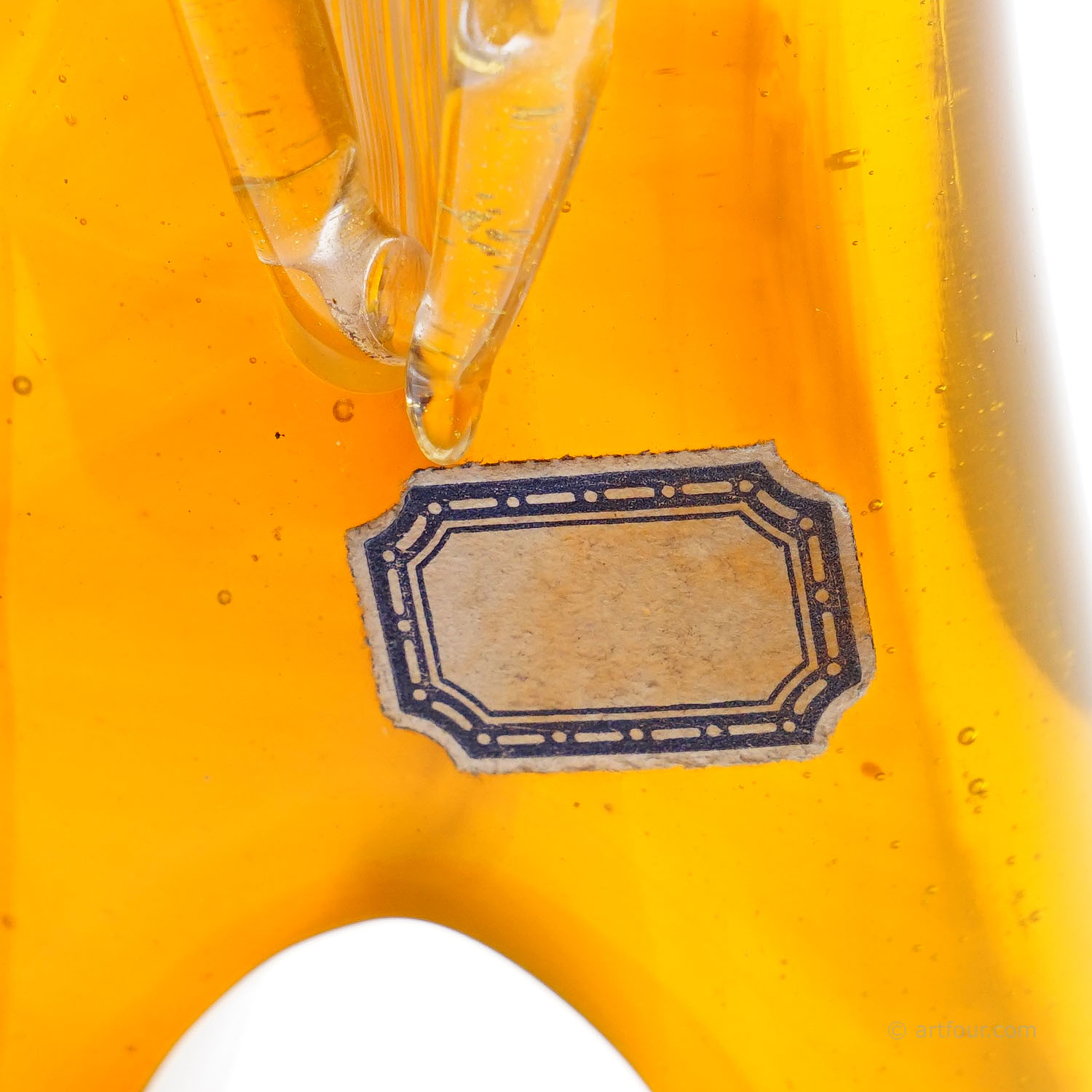 Vintage Murano Glass Sculpture by Anzolo Fuga for A.Ve.M. 1950s