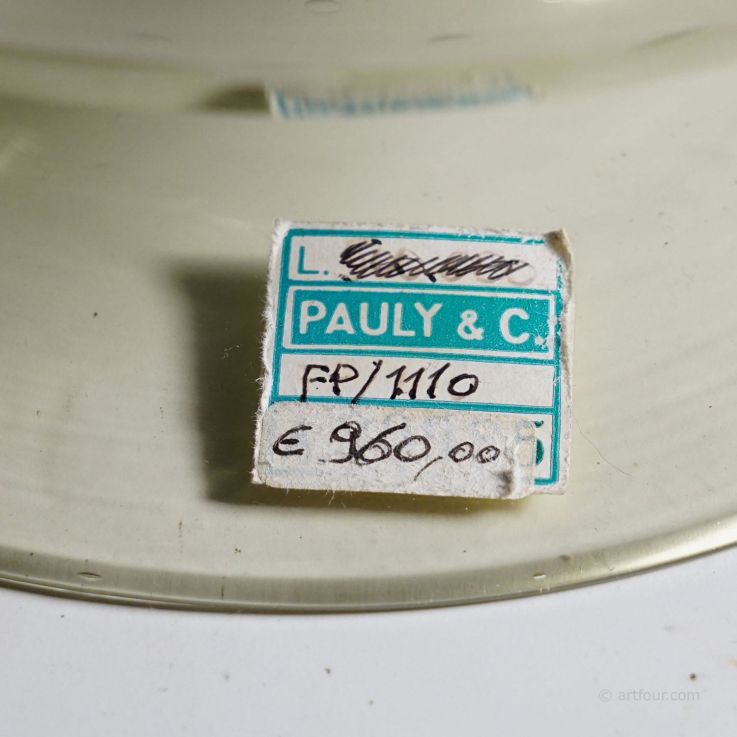 Vetro Soffiato Vase by Pauli & Cia. C.V.M. Murano