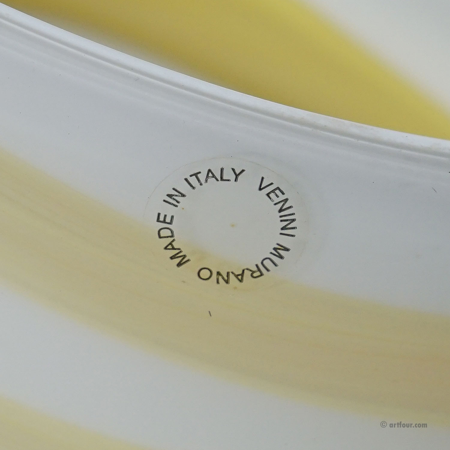 Venini Art Glass Vase 'Asimmetrico' by Gianni Versace, Murano 1997