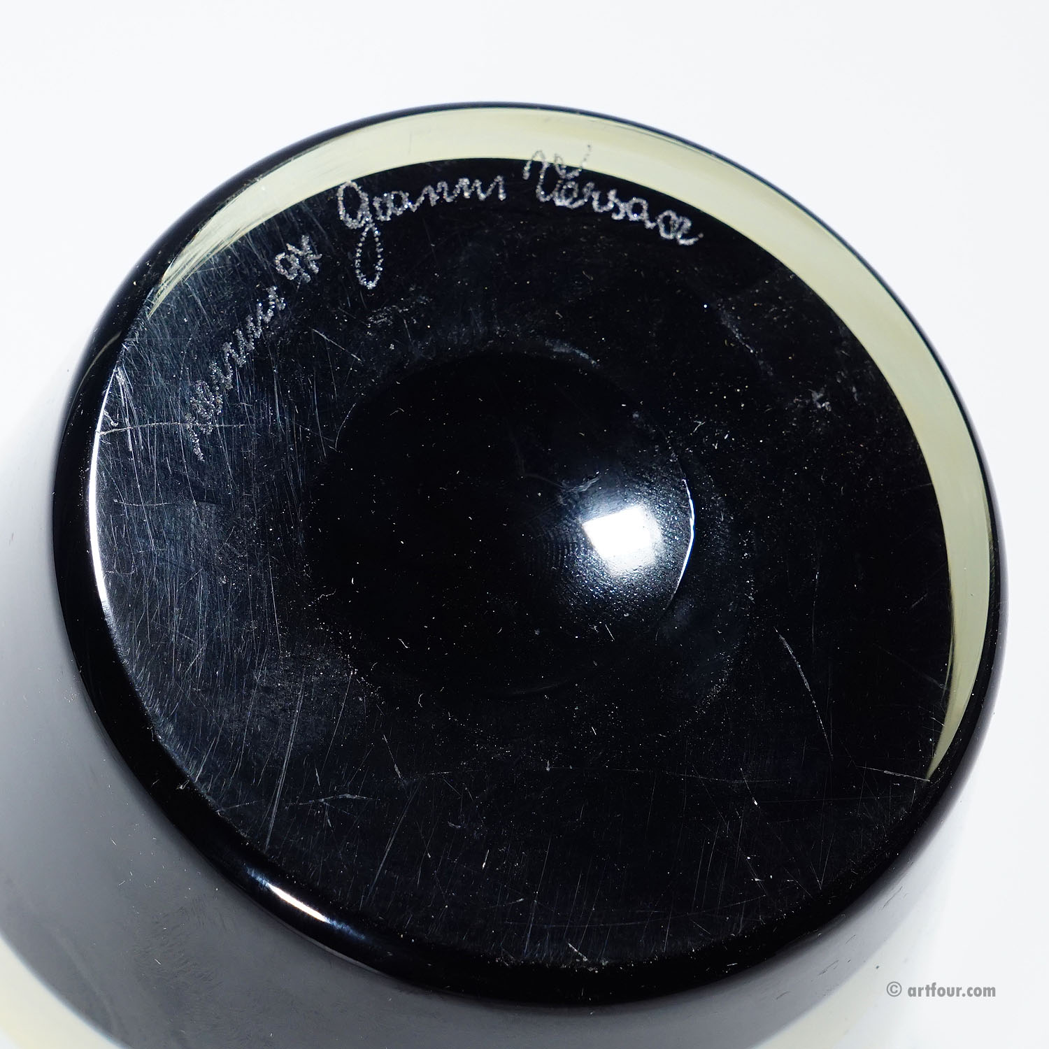 Venini Art Glass Vase 'Asimmetrico' by Gianni Versace, Murano 1997