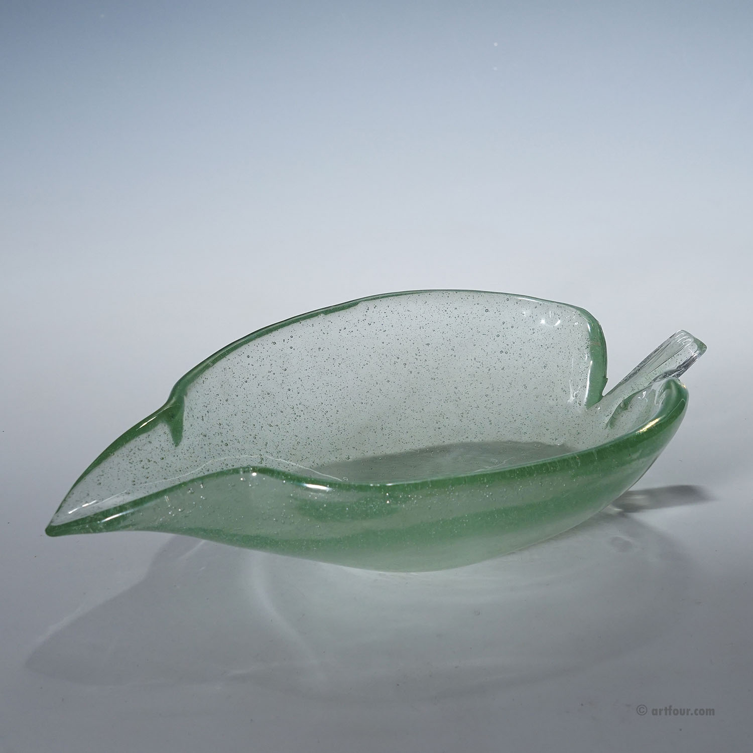 A Rare Art Glass bowl by Tyra Lundgren for Venini, Murano 1937
