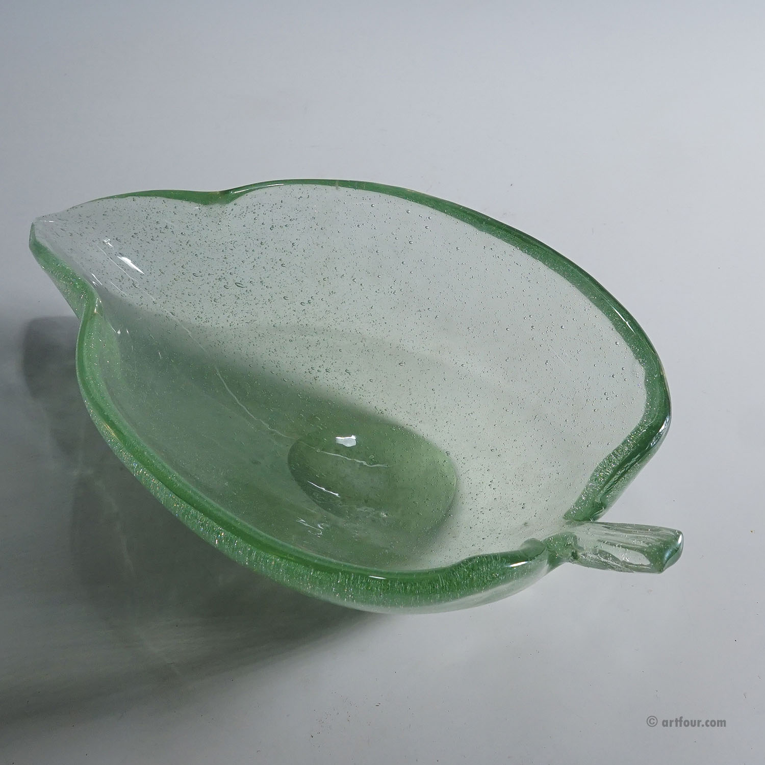 A Rare Art Glass bowl by Tyra Lundgren for Venini, Murano 1937