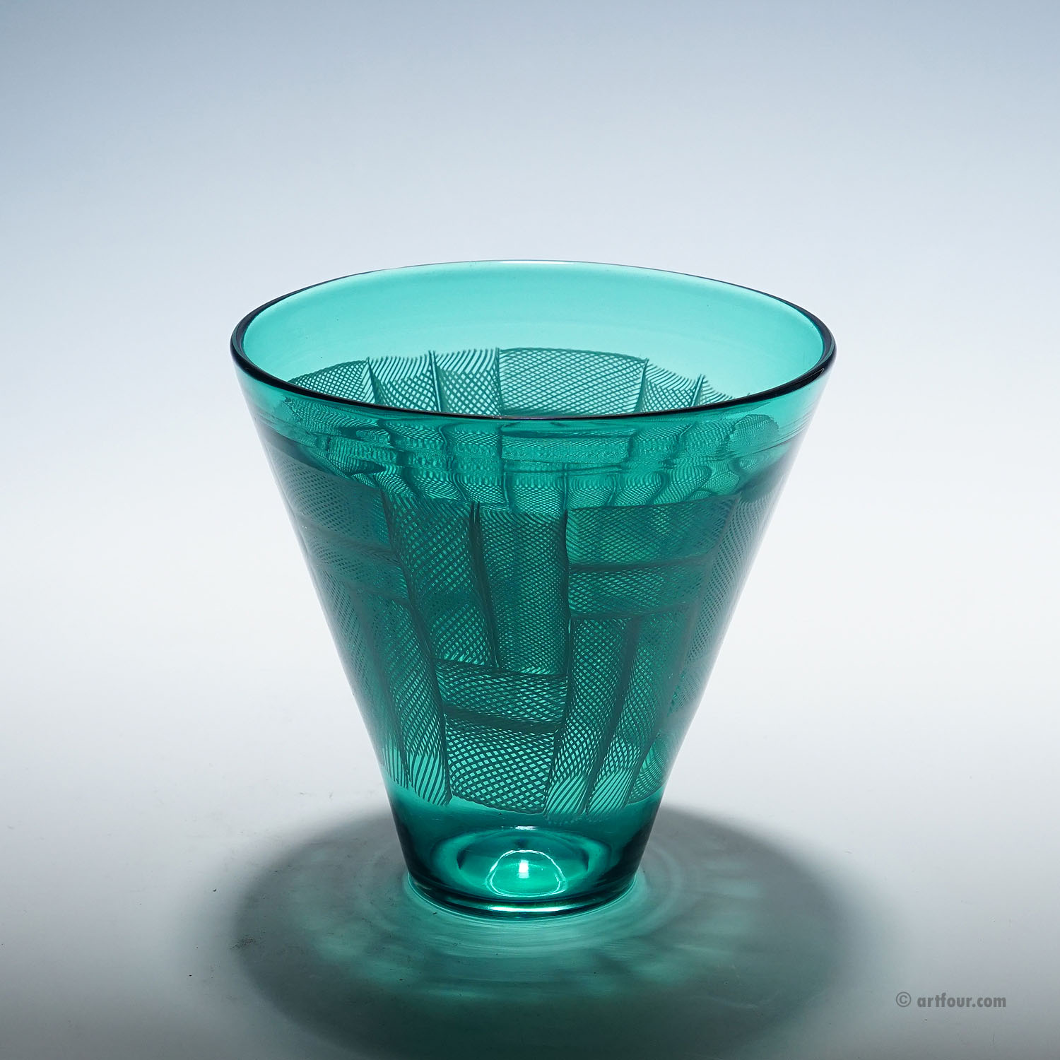 Vase 'Mosaico Zanfirico' by Paolo Venini, Venice Murano 1954