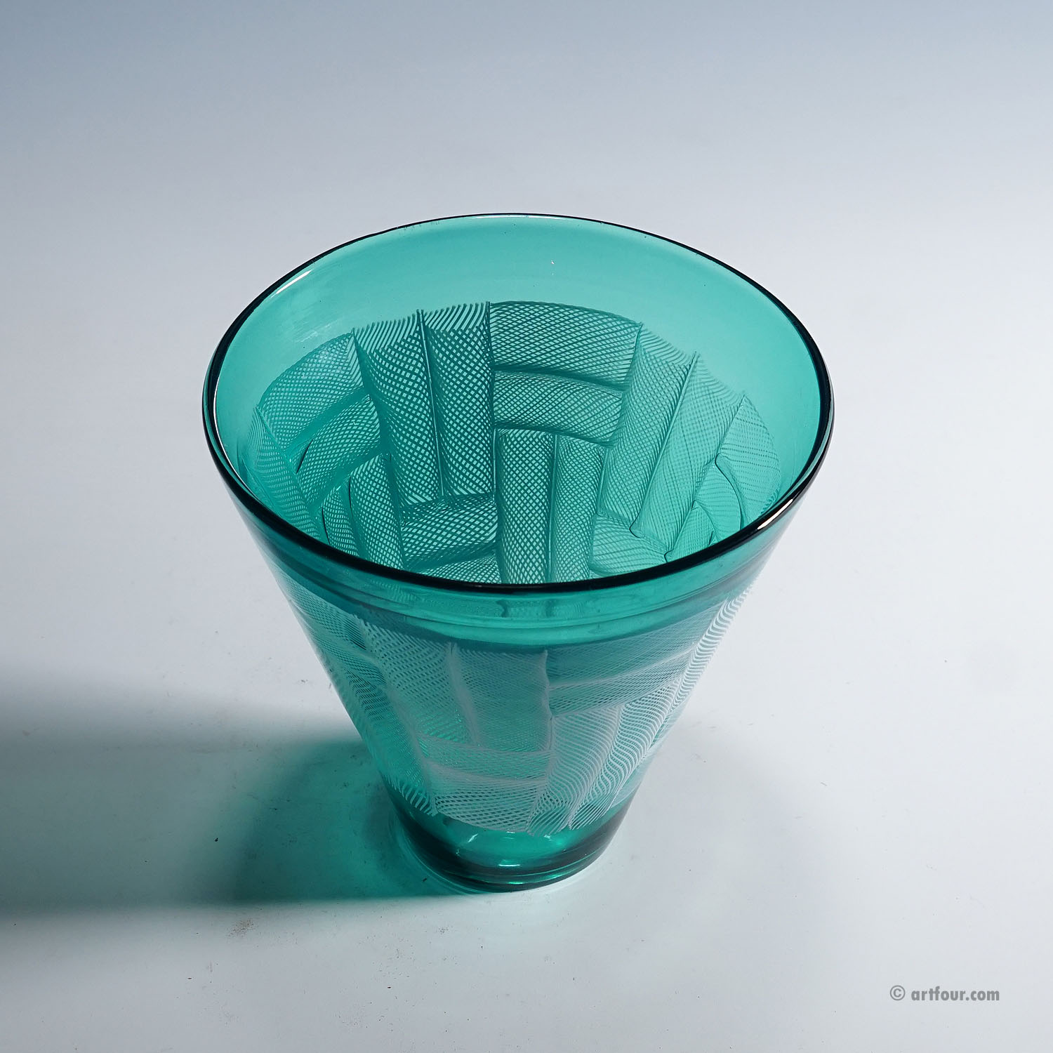 Vase 'Mosaico Zanfirico' by Paolo Venini, Venice Murano 1954