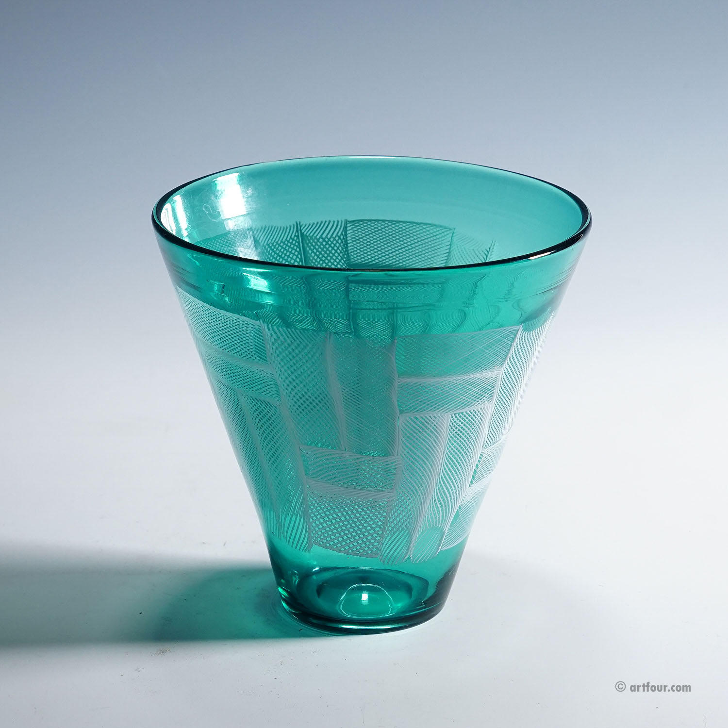 Vase 'Mosaico Zanfirico' by Paolo Venini, Venice Murano 1954