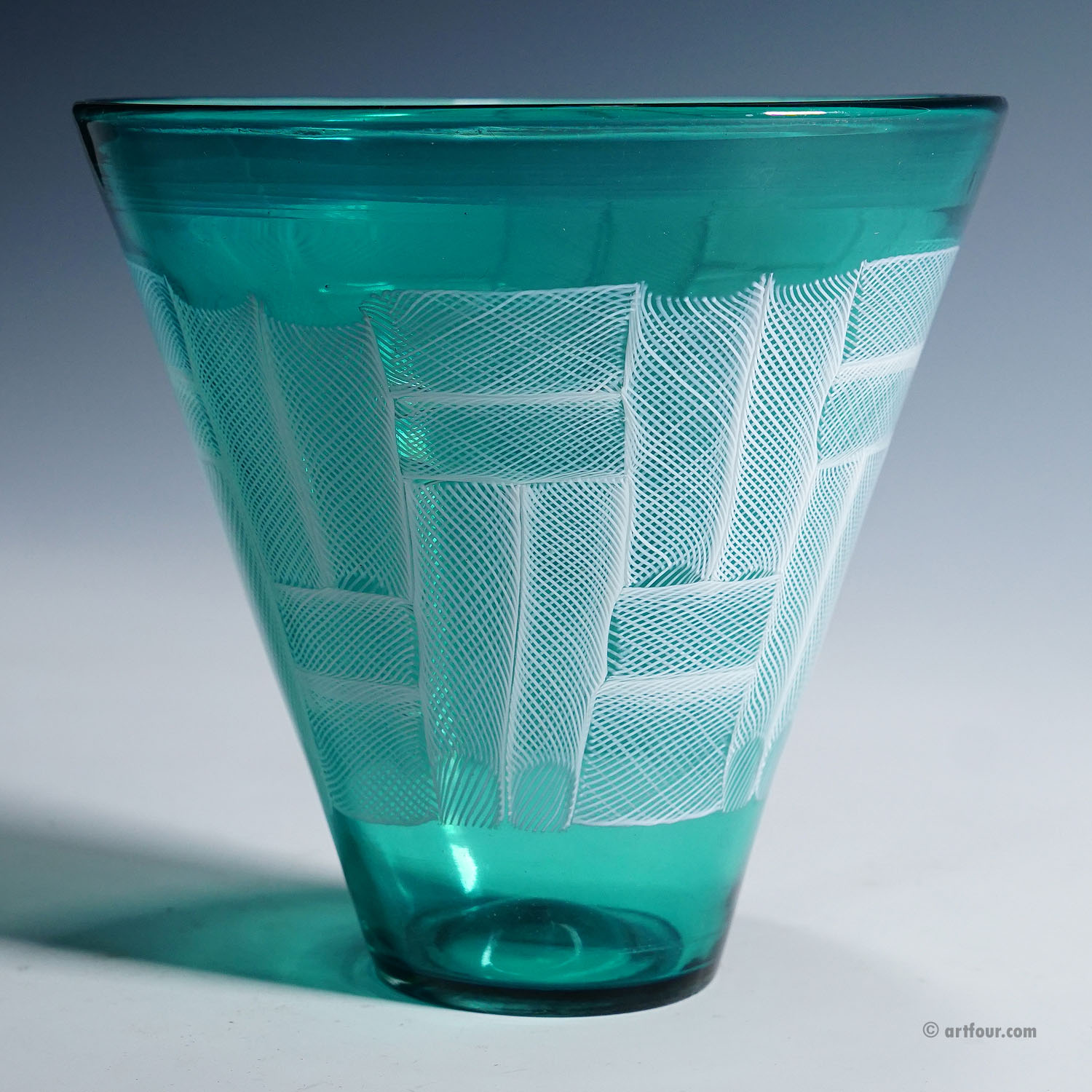 Vase 'Mosaico Zanfirico' by Paolo Venini, Venice Murano 1954