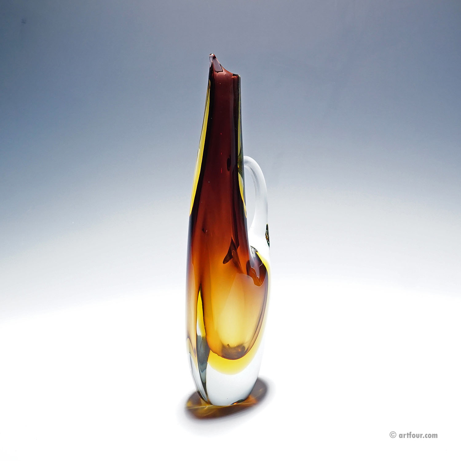 Vintage Murano Sommerso Glass Jug by Arte Nuova 1950s