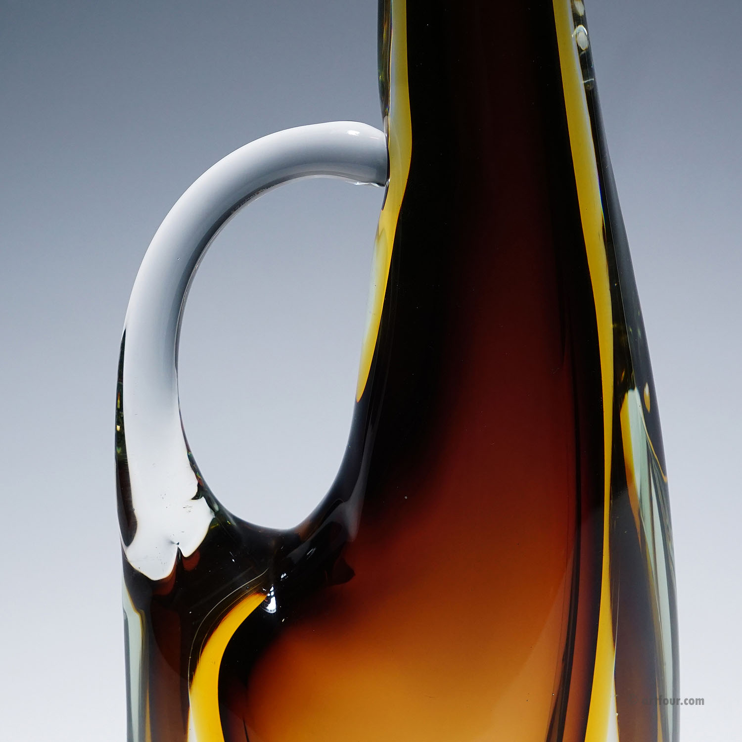 Vintage Murano Sommerso Glass Jug by Arte Nuova 1950s