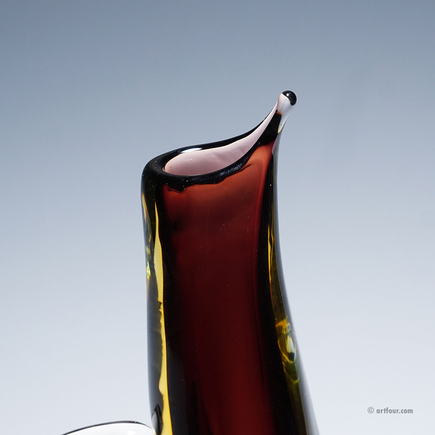 Vintage Murano Sommerso Glass Jug by Arte Nuova 1950s