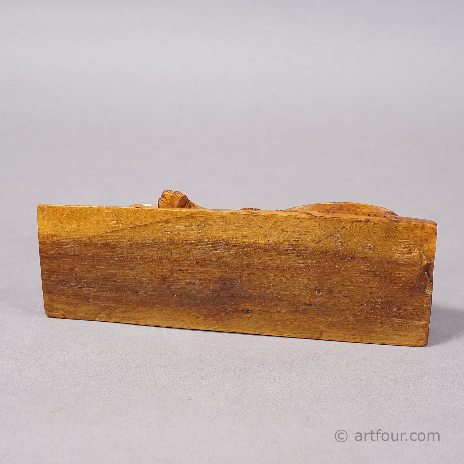 Antique Swiss Carved Lion with Heraldic Shield, Luzern circa 1900