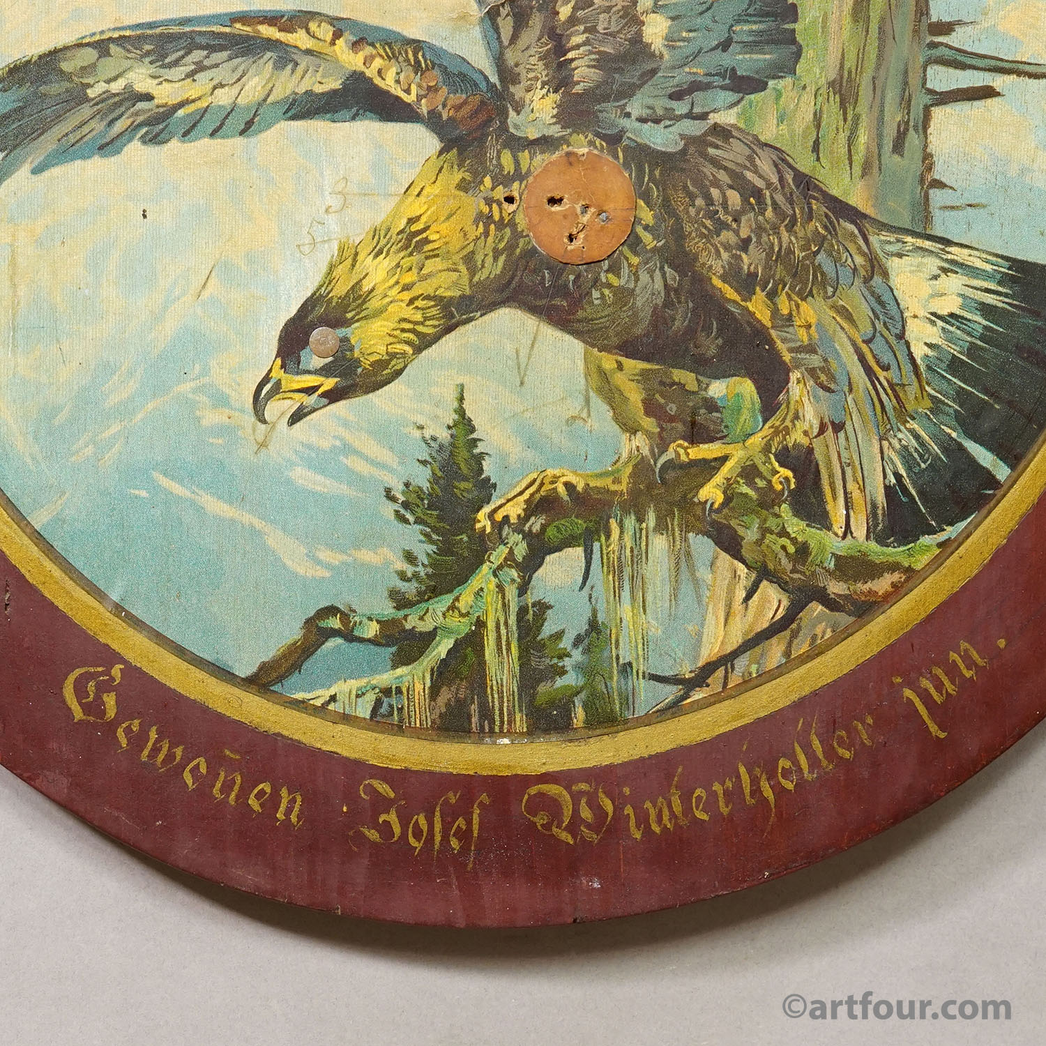Antique Honor Target with Large Eagle, Germany 1929