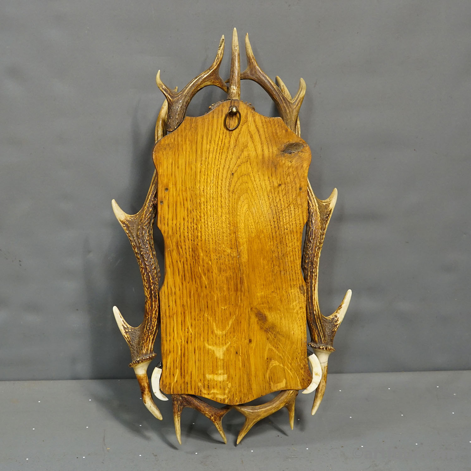 Antique Black Forest Antler Key Rack, Germany ca. 1930s