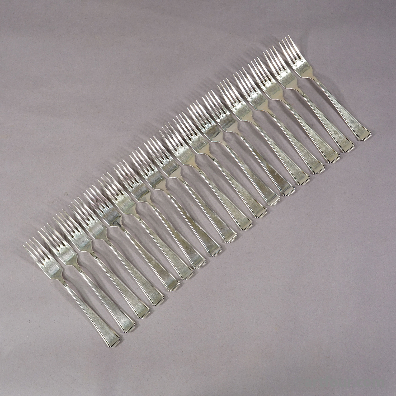 Antique Art Deco Flatware Set with 146 pieces by Colsman, ca.1930