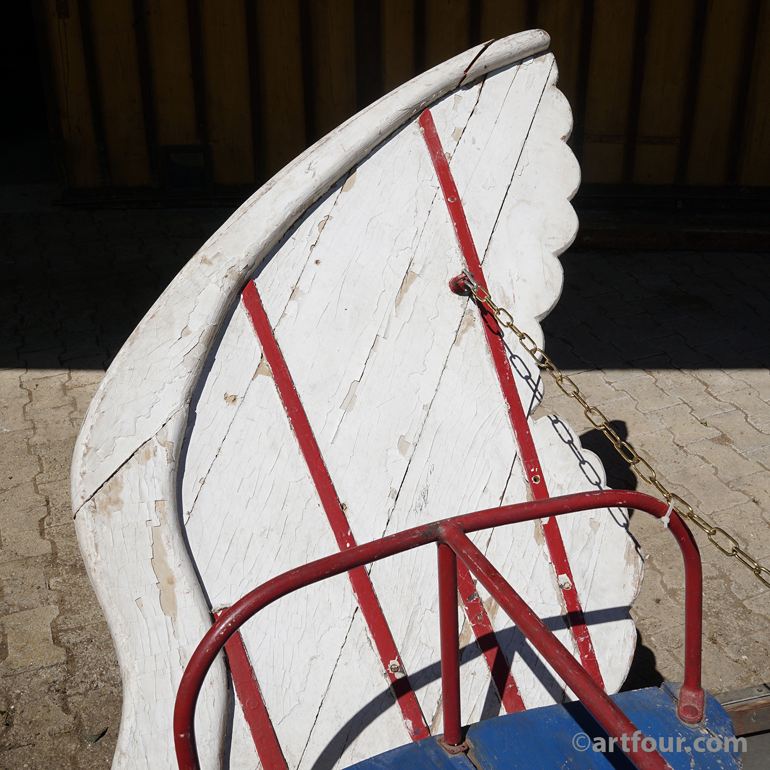 Rare Antique Swan Carousel Gondola – Franz Gundelwein, Germany ca. 1910