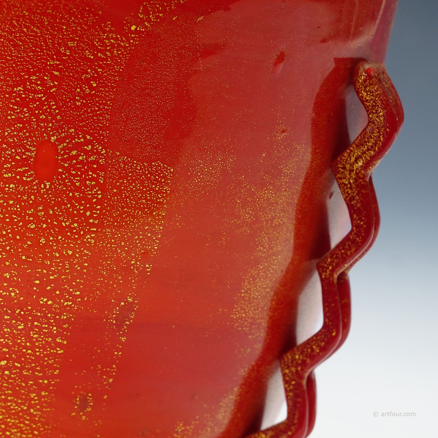 Rare Pasta Vitrea Vase by Napoleone Martinuzzi for Venini Murano ca. 1930s