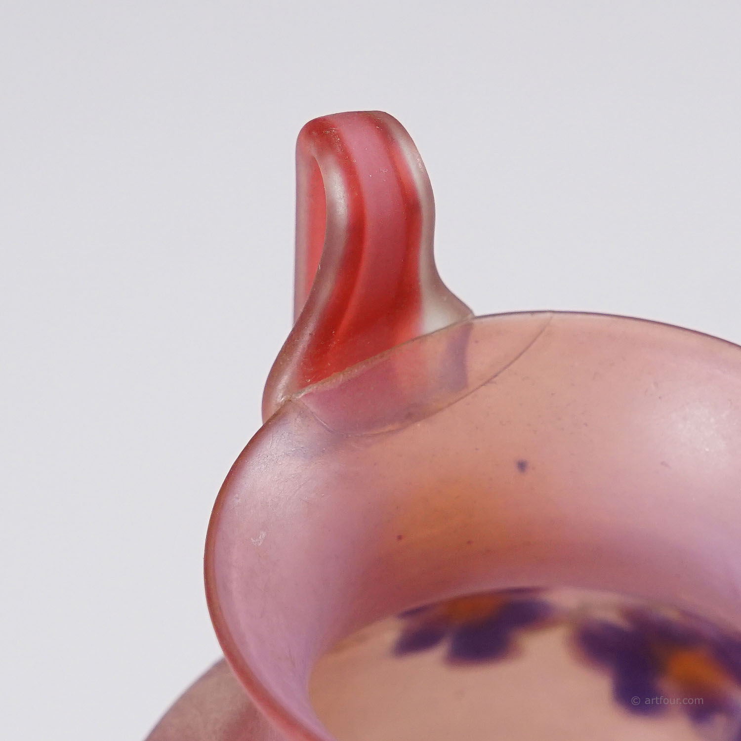 Rare Floreali Vase, Fratelli Toso Murano ca. 1920s
