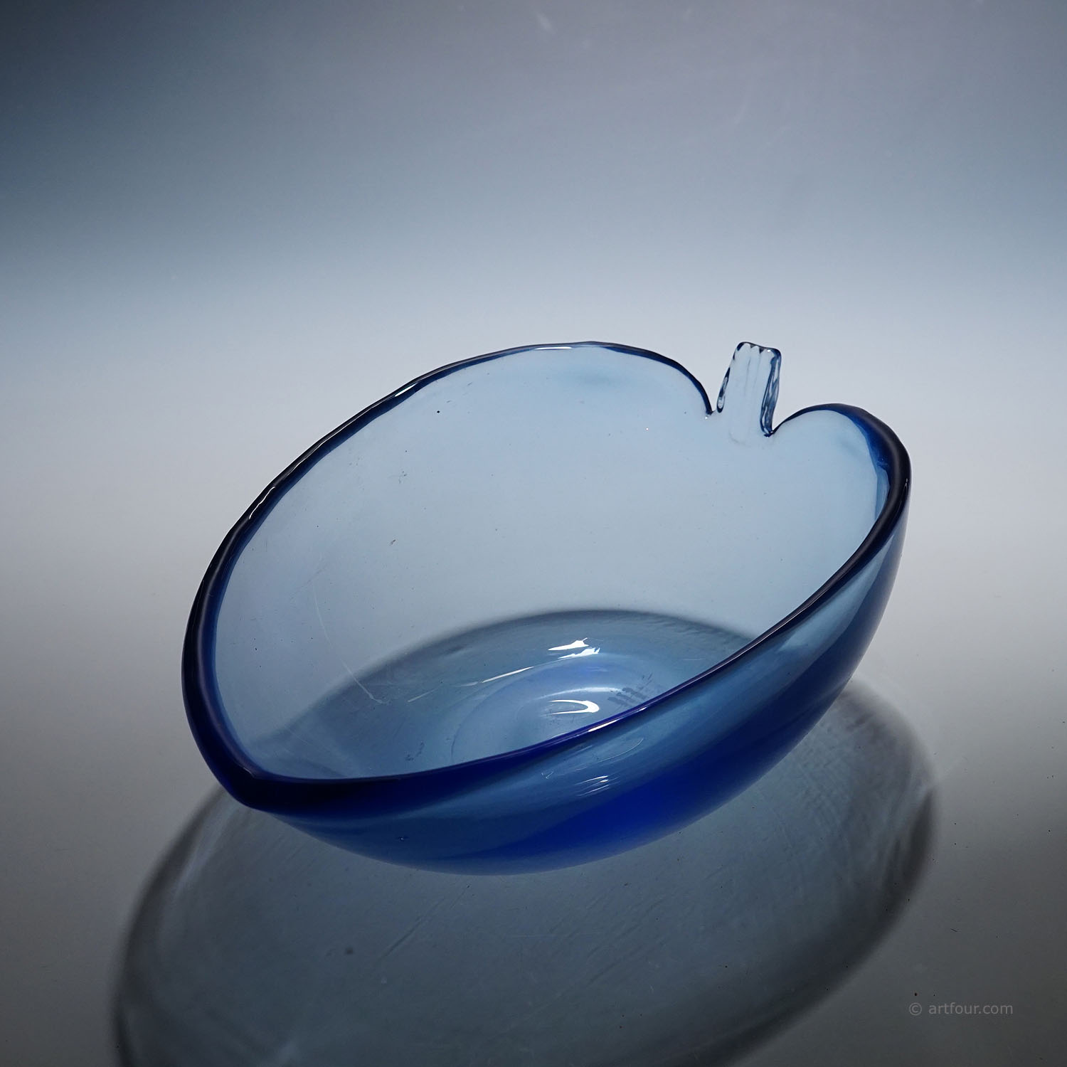 Rare Art Glass Bowl by Tyra Lundgren for Venini, Murano 1937
