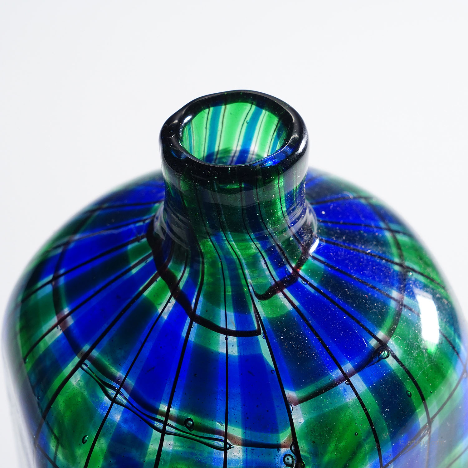 Vintage Barovier & Toso for Christian Dior Tartan Bottle
