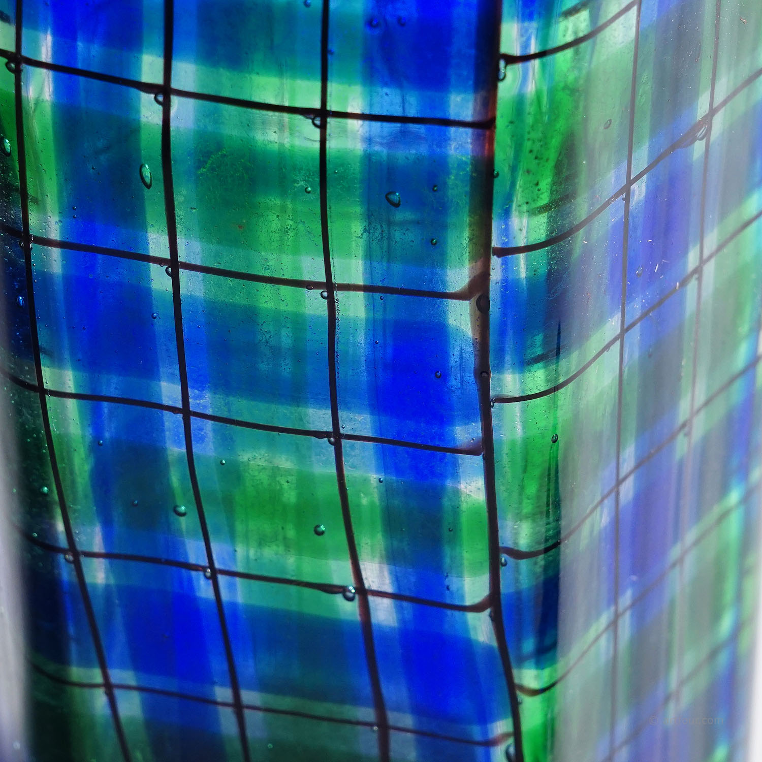 Vintage Barovier & Toso for Christian Dior Tartan Bottle