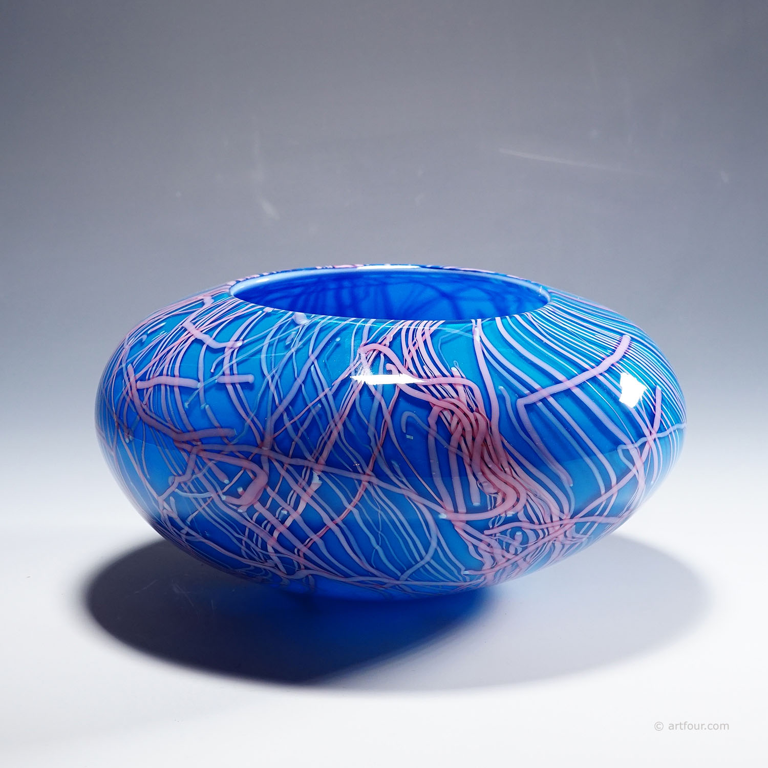 Toots Zynsky Vase 'Folto' for Venini, Murano 1985