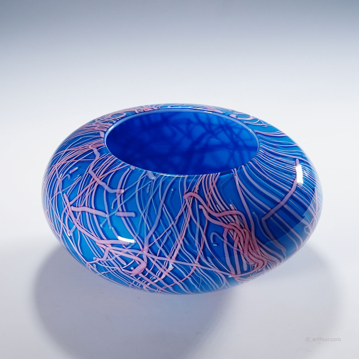 Toots Zynsky Vase 'Folto' for Venini, Murano 1985