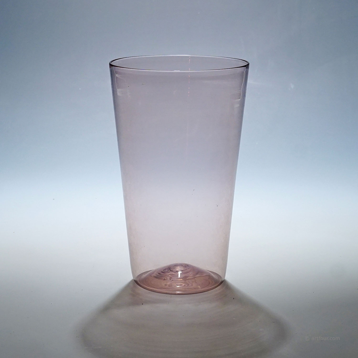 Vetro Soffiato Glass Vase by Vittorio Zecchin for MVM Cappelin 1920s