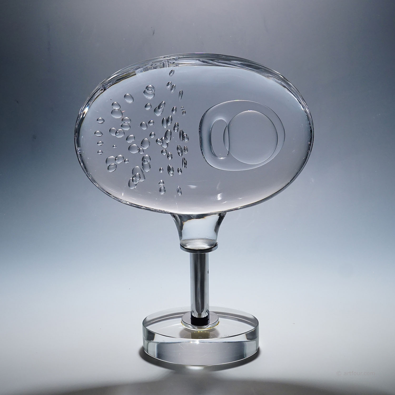 Art Glass Sculpture by Pino Signoretto, Murano