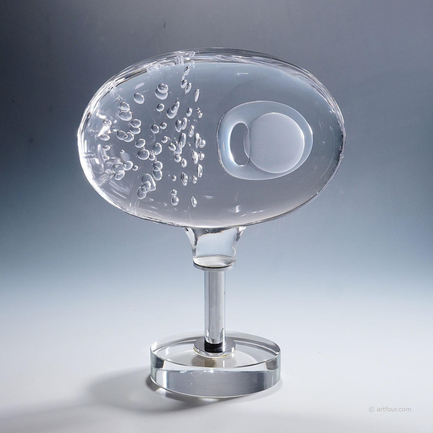 Art Glass Sculpture by Pino Signoretto, Murano