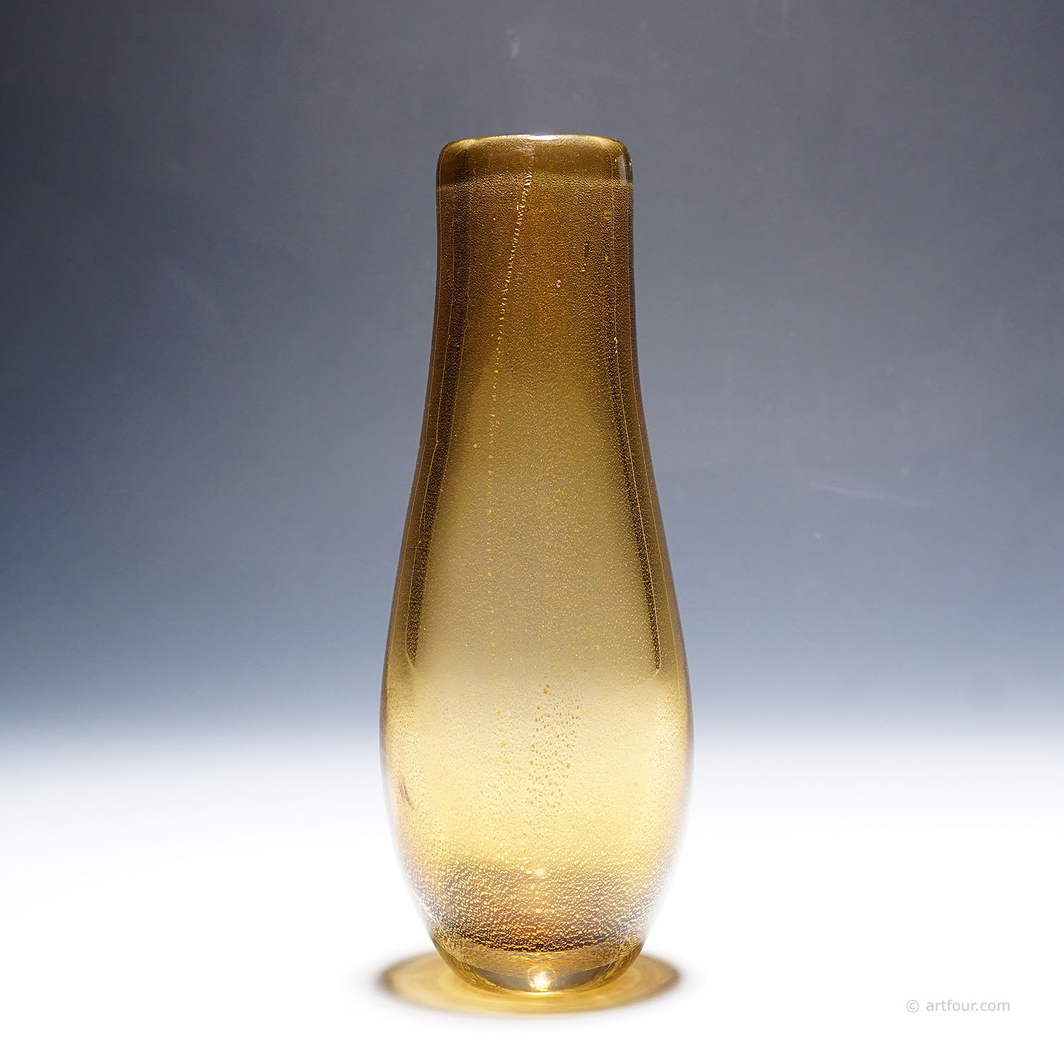 Vintage Murano 'Polveri' Vase Vetreria Archimede Seguso ca. 1950s