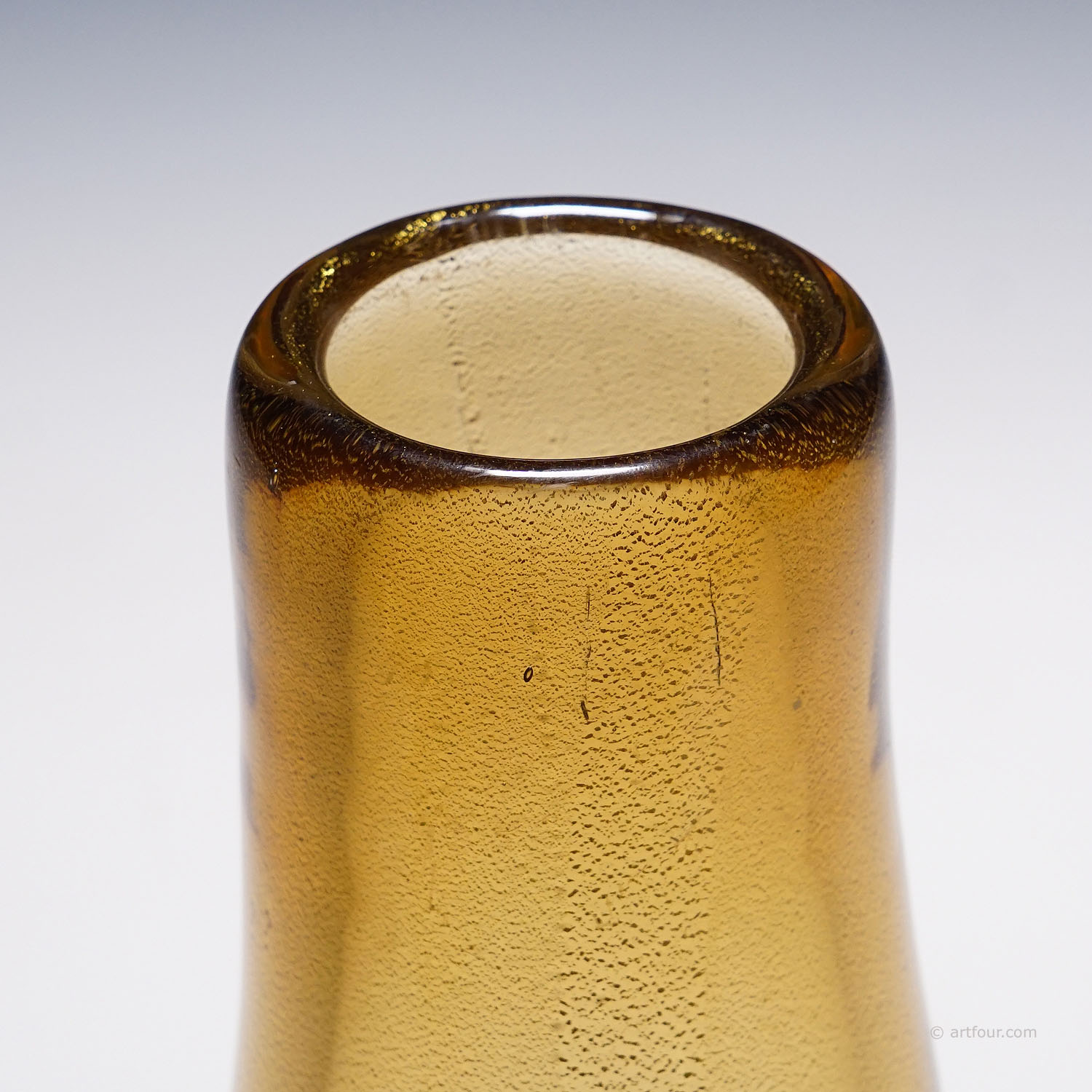 Vintage Murano 'Polveri' Vase Vetreria Archimede Seguso ca. 1950s