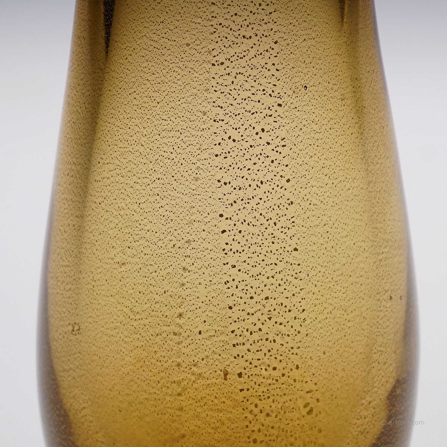 Vintage Murano 'Polveri' Vase Vetreria Archimede Seguso ca. 1950s