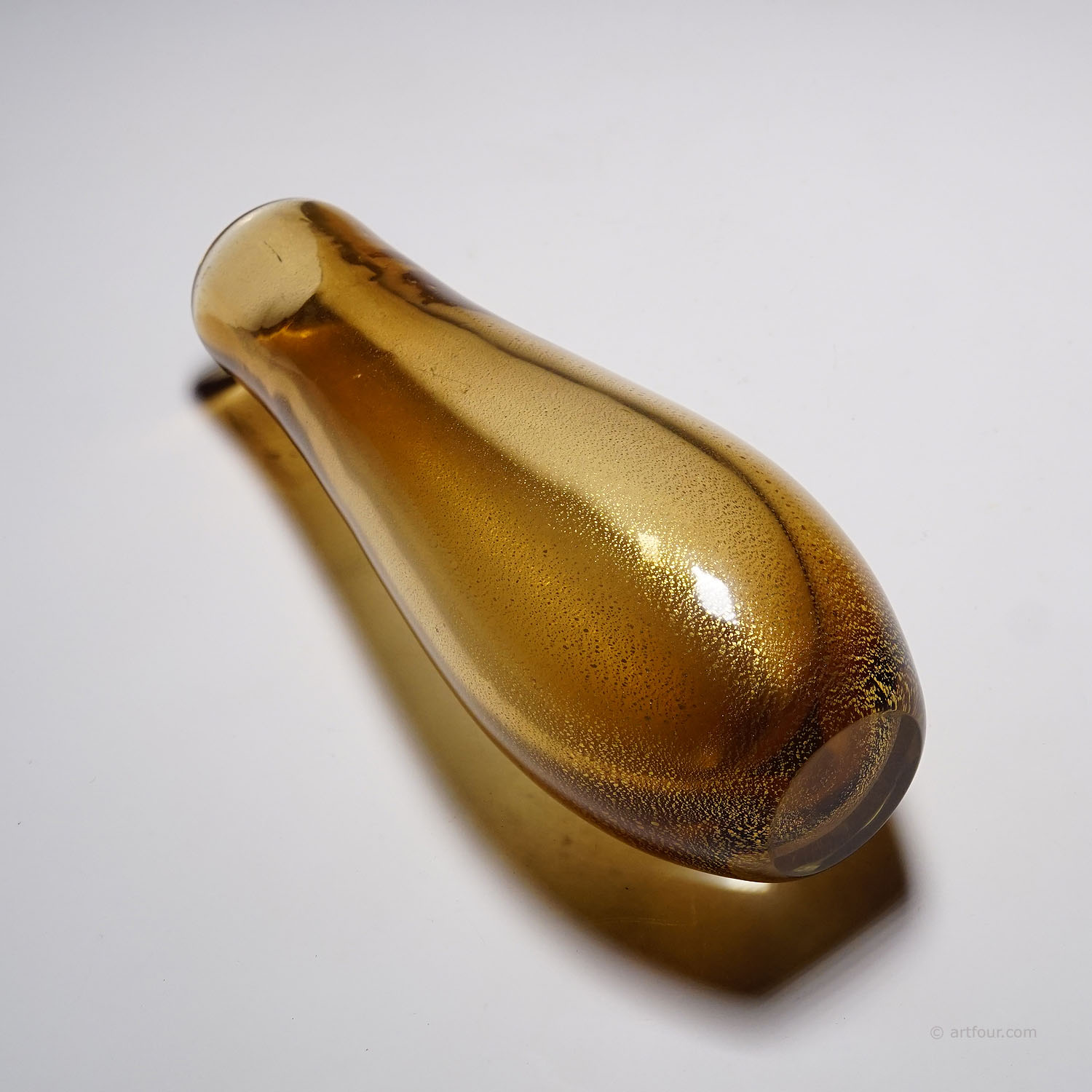 Vintage Murano 'Polveri' Vase Vetreria Archimede Seguso ca. 1950s