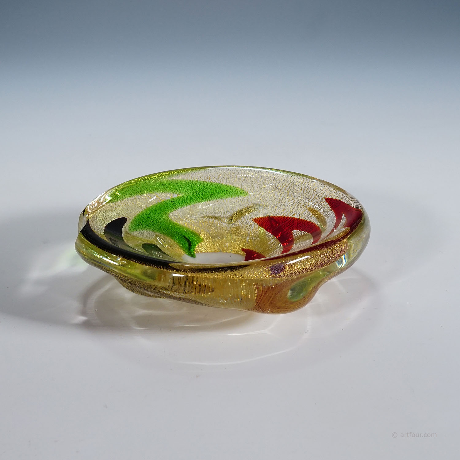 Vintage Murano Glass Bowl by A.Ve.M. attr. 1950s