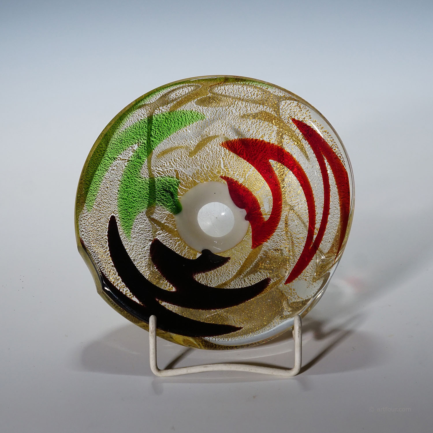 Vintage Murano Glass Bowl by A.Ve.M. attr. 1950s