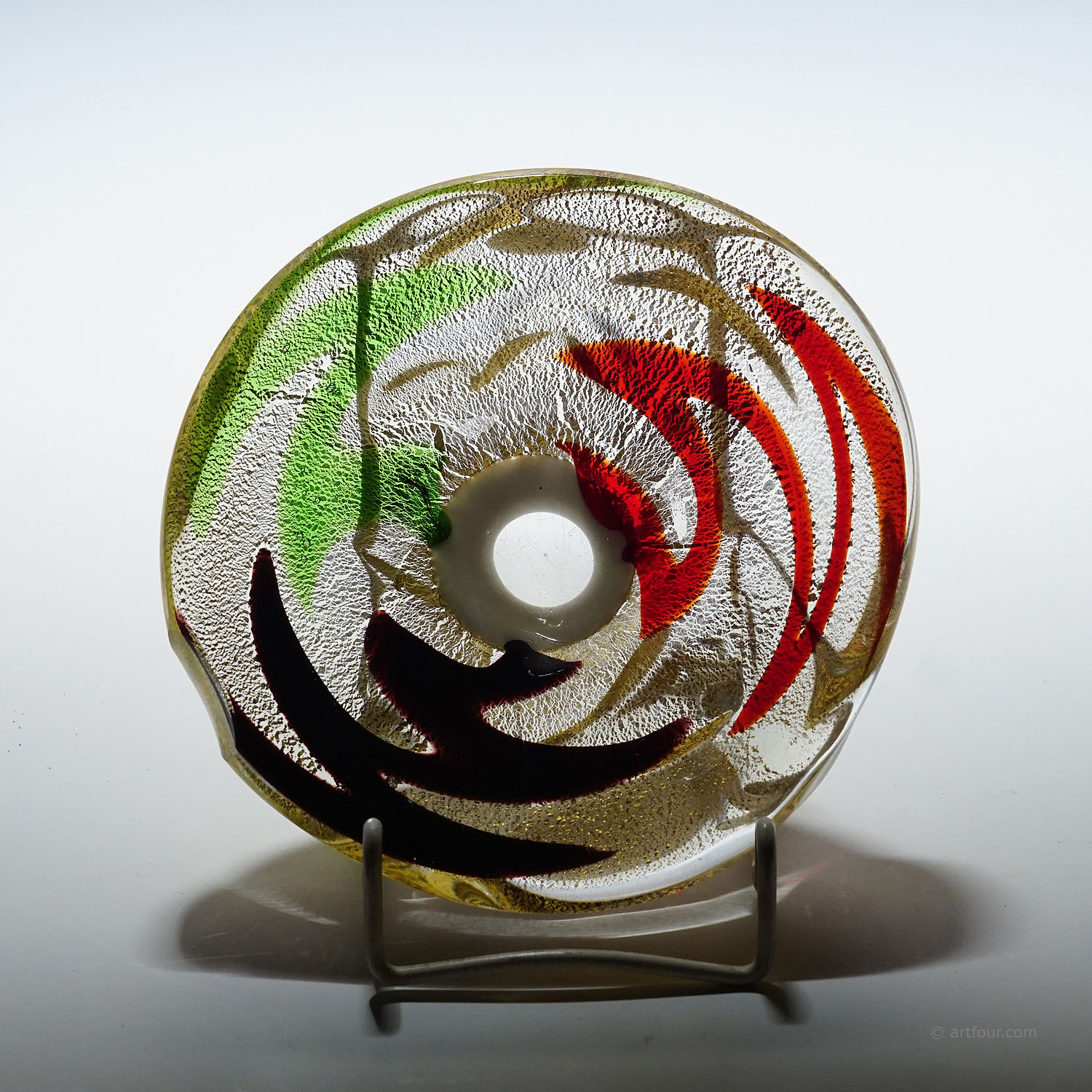 Vintage Murano Glass Bowl by A.Ve.M. attr. 1950s