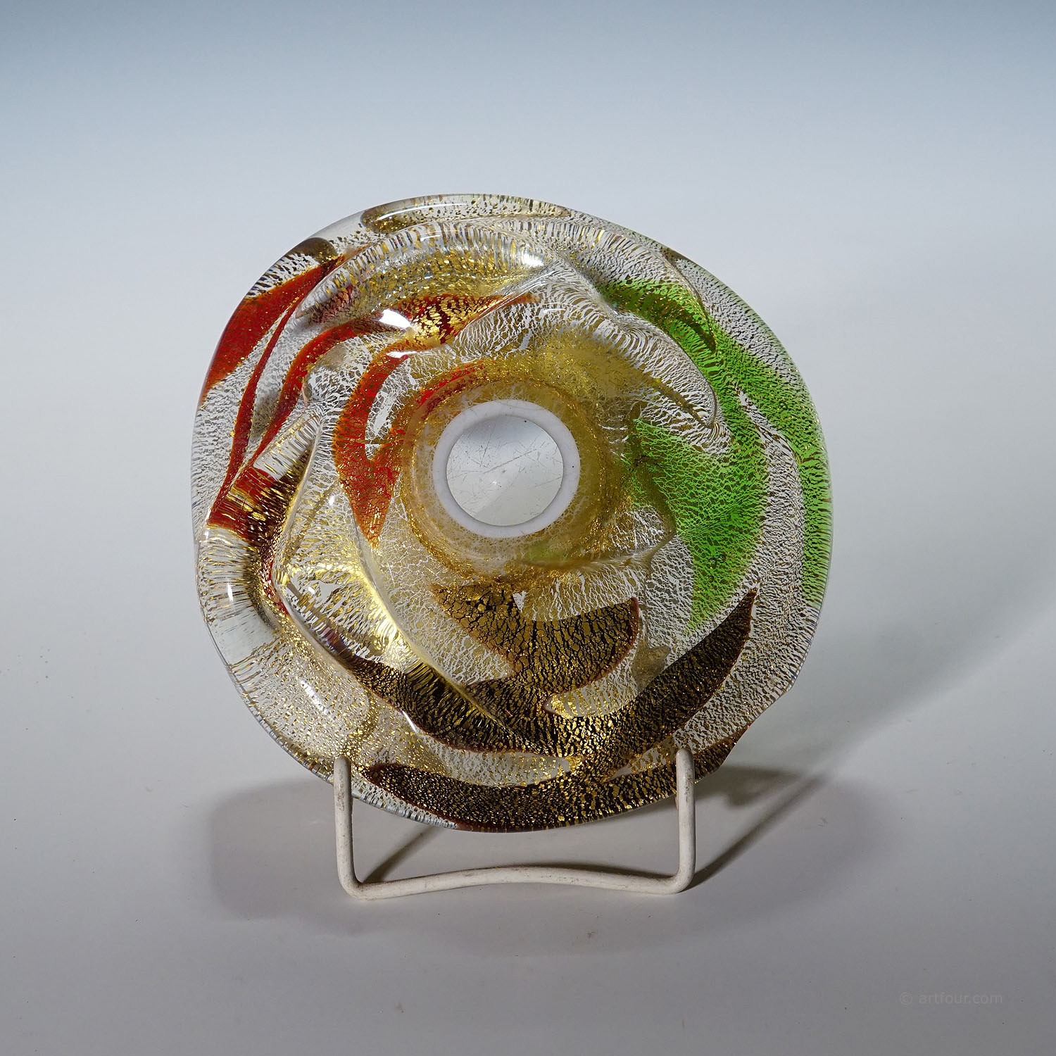 Vintage Murano Glass Bowl by A.Ve.M. attr. 1950s