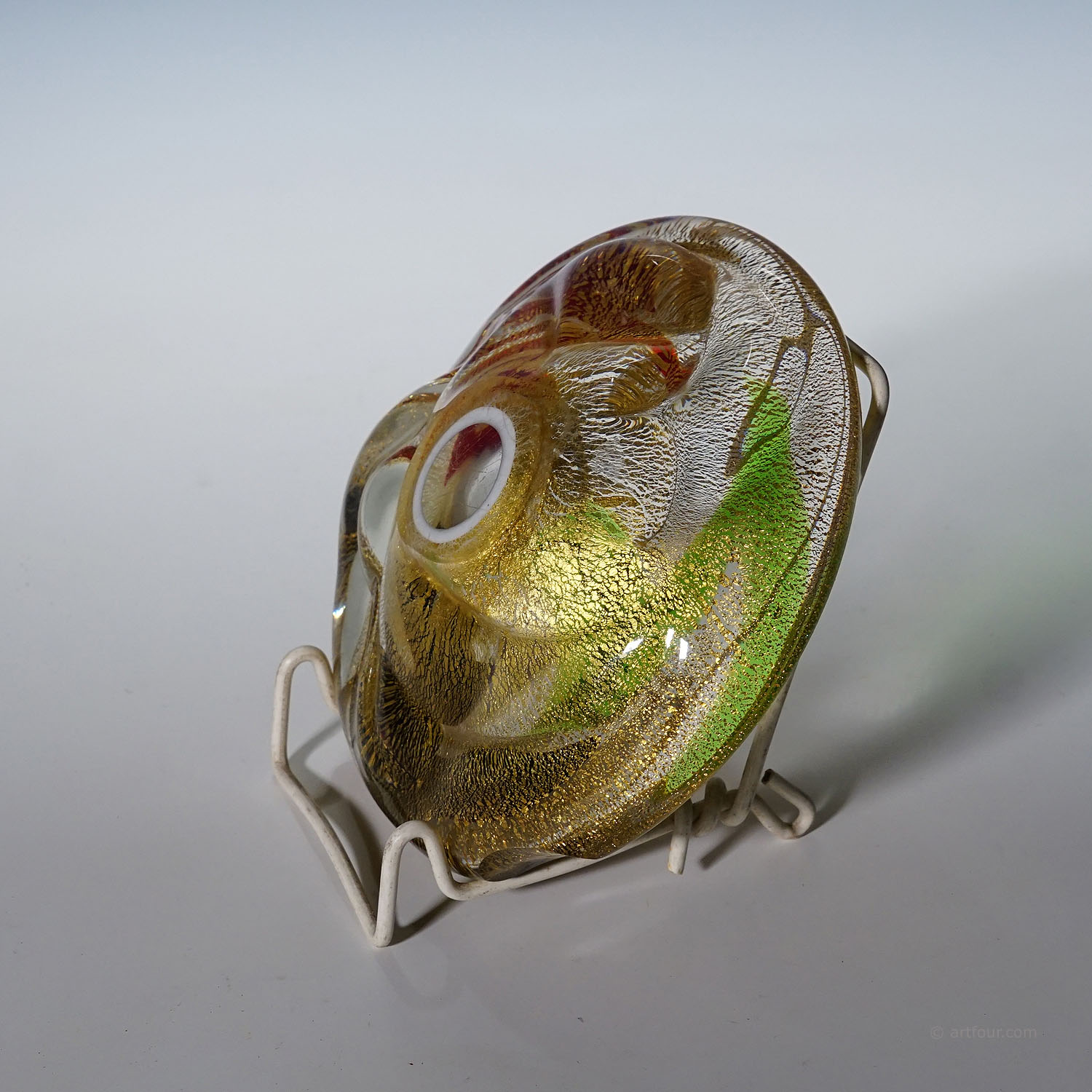 Vintage Murano Glass Bowl by A.Ve.M. attr. 1950s