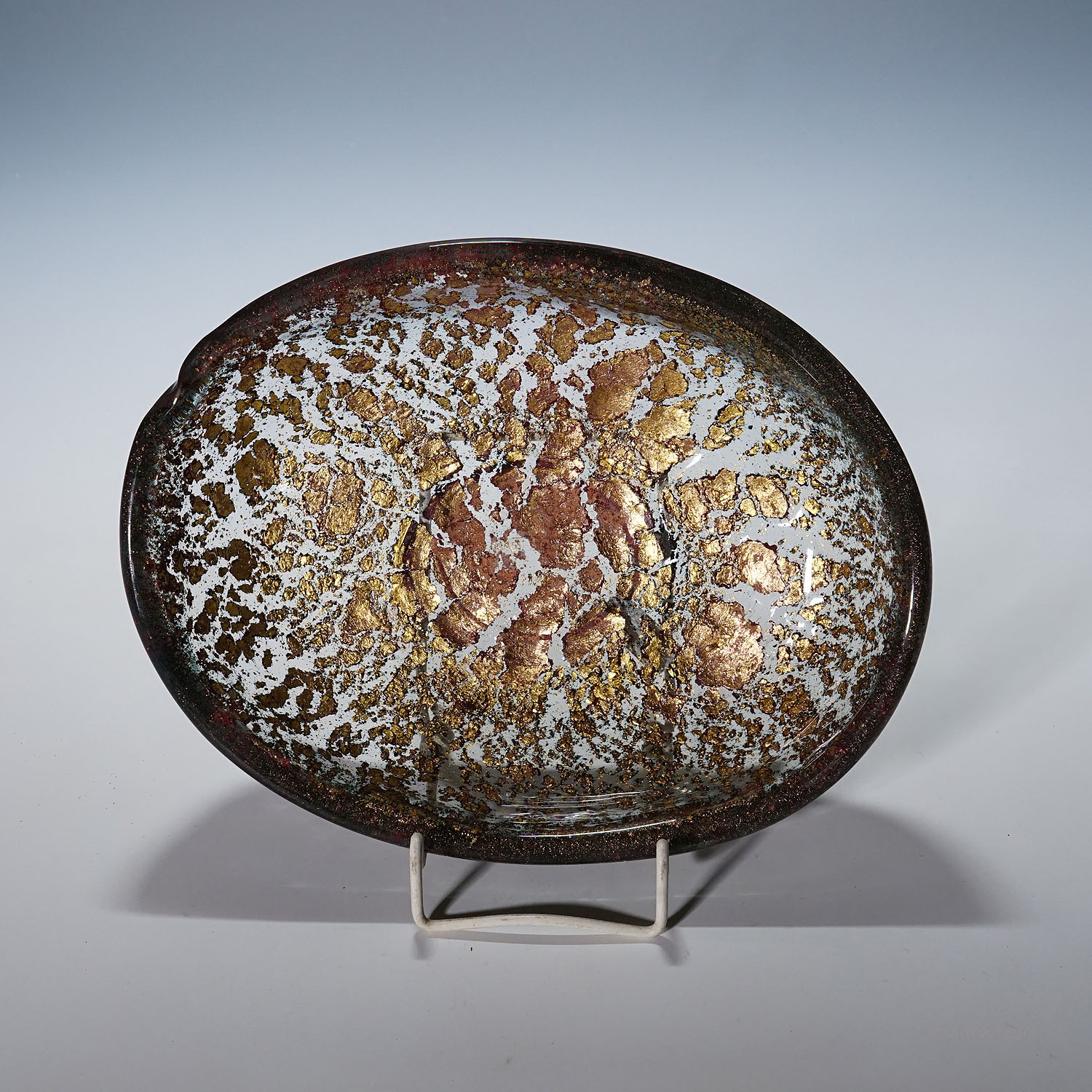 Vintage Ercole Barovier - Barovier & Toso Popora Oro Bowl